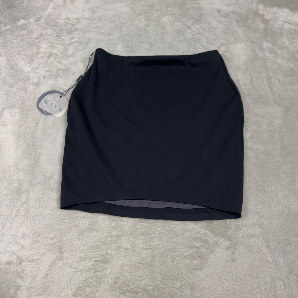 RAYN Women's XS Black Mini Skirt Vol I Core Stretch Bodycon NWT